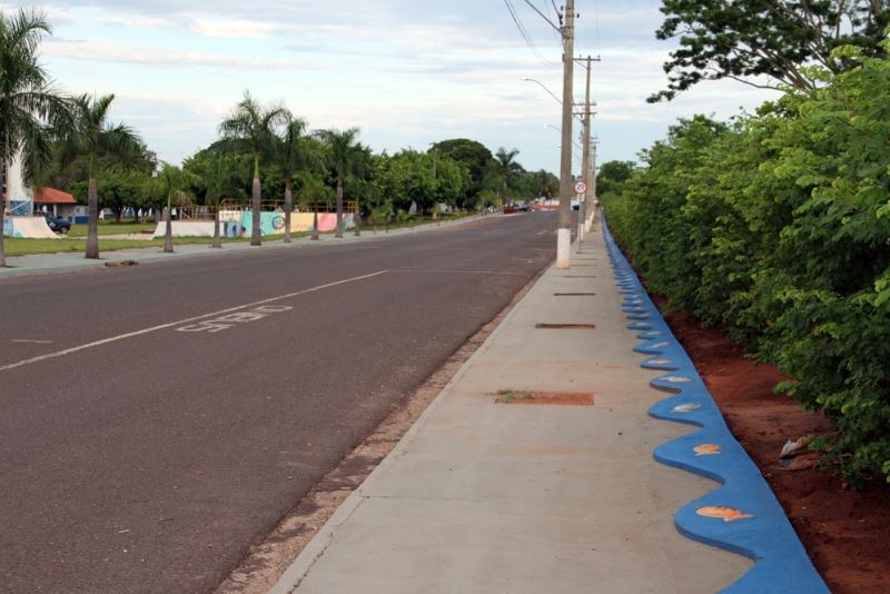 A praia municipal de Pôr-do-Sol vem passando por uma série de obras.