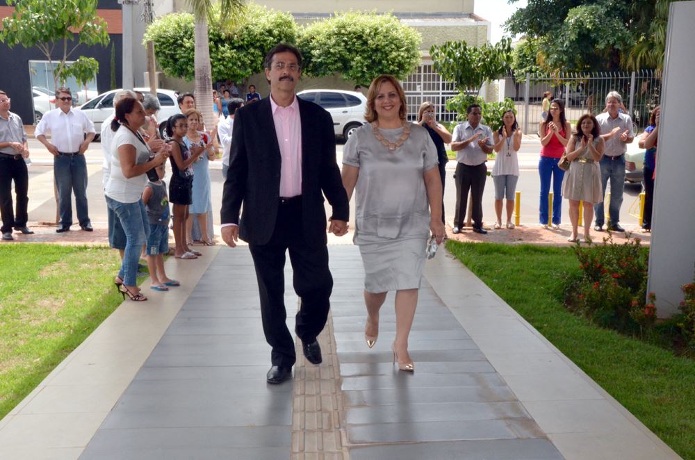 Vice-prefeita Marialba da Glória Garcia Carneiro e o Esposo Ary Garcia Carneiro.