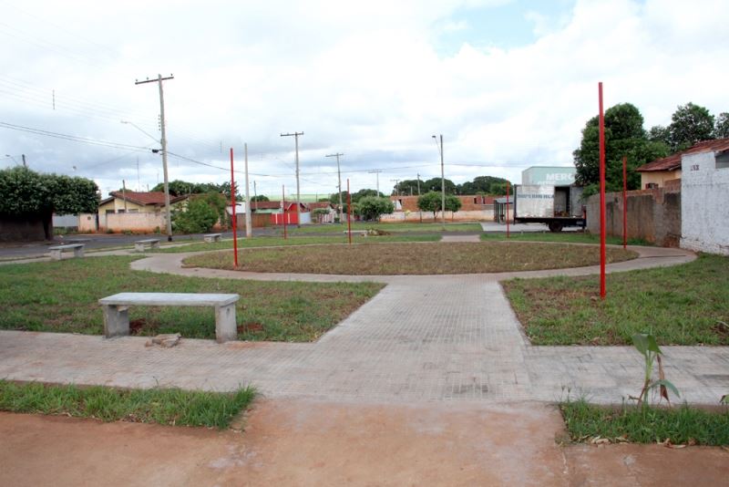 Praça da Convivência teve sua obra iniciada no segundo semestre de 2012.