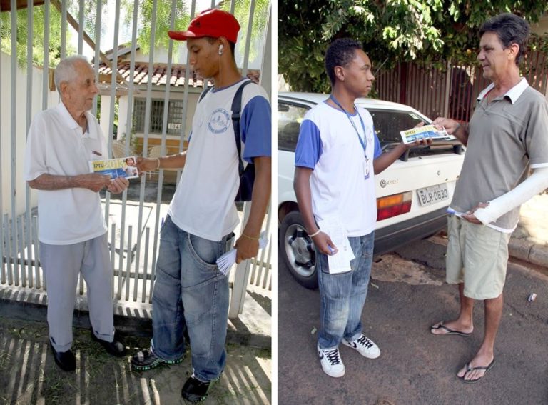A entrega dos carnês de IPTU está sendo realizada durante este mês de Janeiro