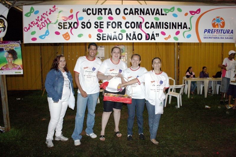 A foto de arquivo destaca a Equipe de Saúde durante o Carnapraia de 2011
