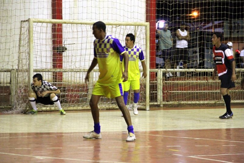 Lance de partida realizada do Campeonato Municipal de Futsal 2013