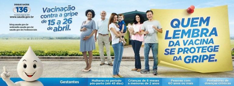 Cartaz da Campanha de Vacinação contra a Gripe