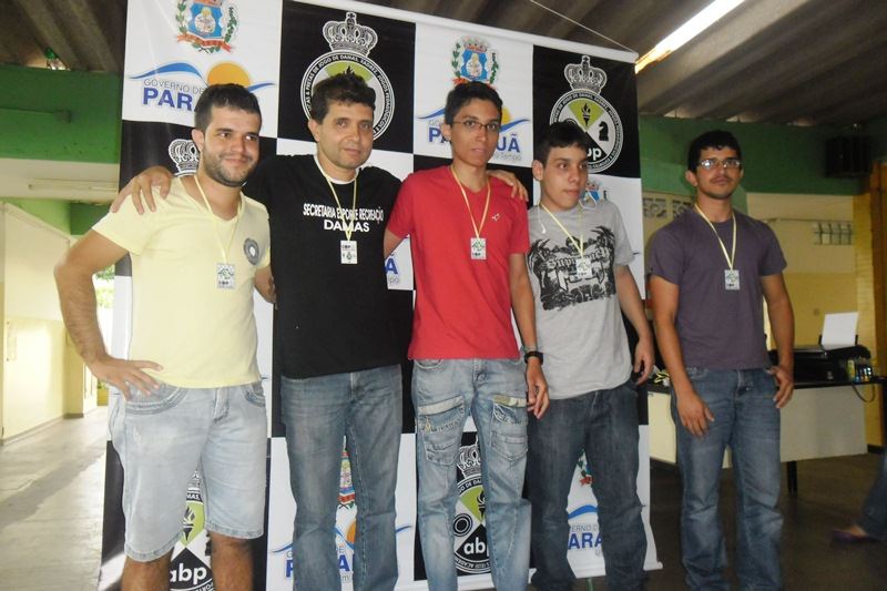 Fotos: Vencedores na Categoria livre: campeão Danilo Bomfim de Menezes, 3º Lugar Wesley Diego Silva, 5º lugar Bruno Bomfim