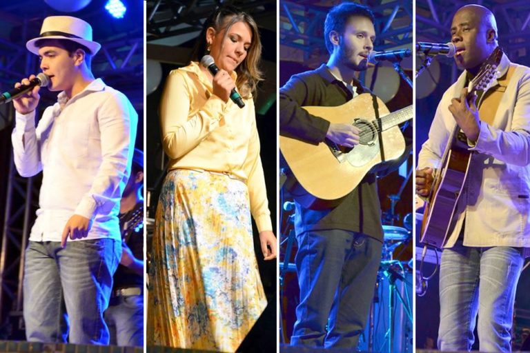 Ao todo, 13 músicos se apresentaram na primeira noite do Festival. Trio Gato com Fome encerrou o evento com um show cativante
