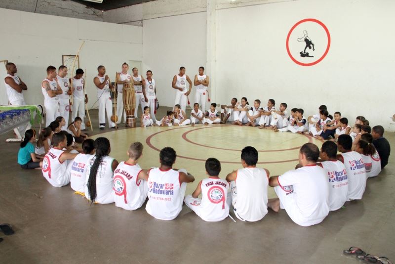 Foto: Participantes do 1º Campeonato Interno de Capoeira Regional