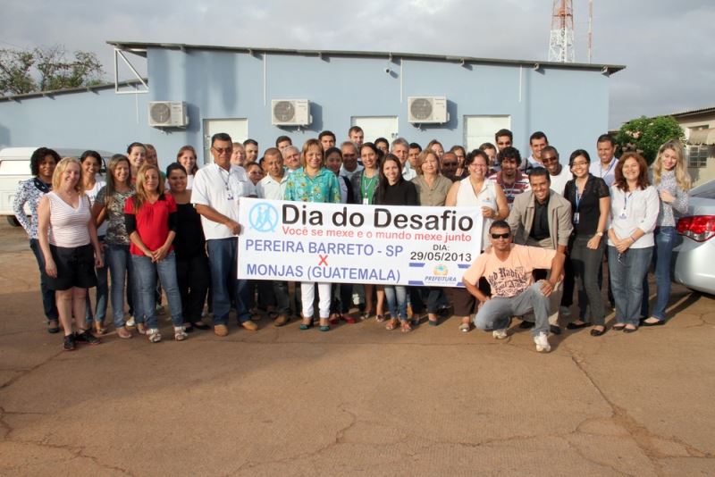 Servidores públicos no Paço Municipal “Francisco Vidal Martins”, participaram das atividades