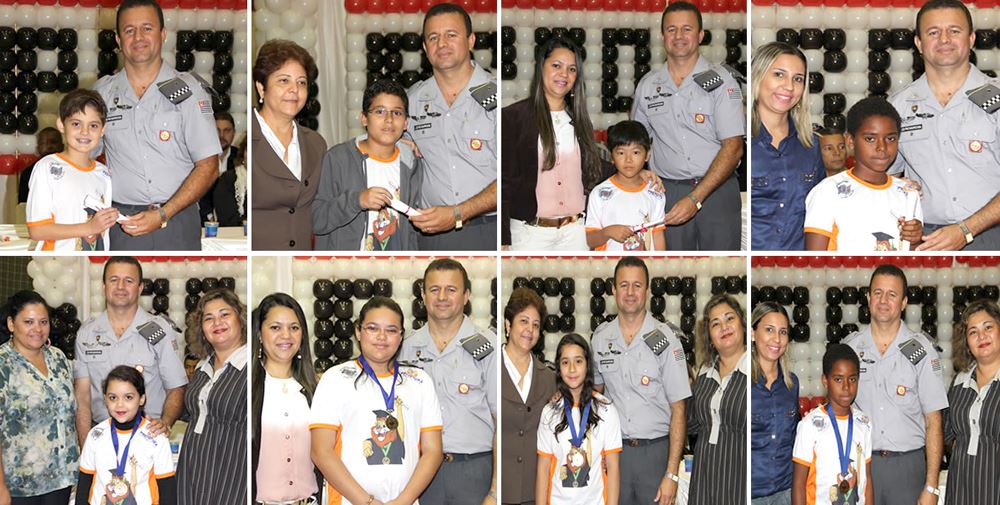 Foto: Entrega de Certificados e Medalhas aos alunos da EMEB Profª Celda Mello Oliveira