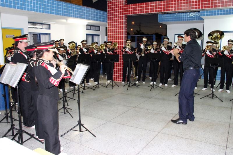 Apresentação da Orquestra de Sopros e Percussão da FACMOL