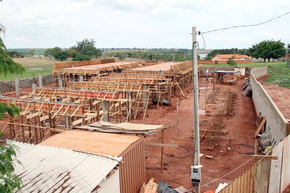 Obras para a construção da Creche Escola estão avançando cada vez mais