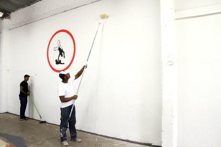 Pintura do Centro Cultural Esportivo