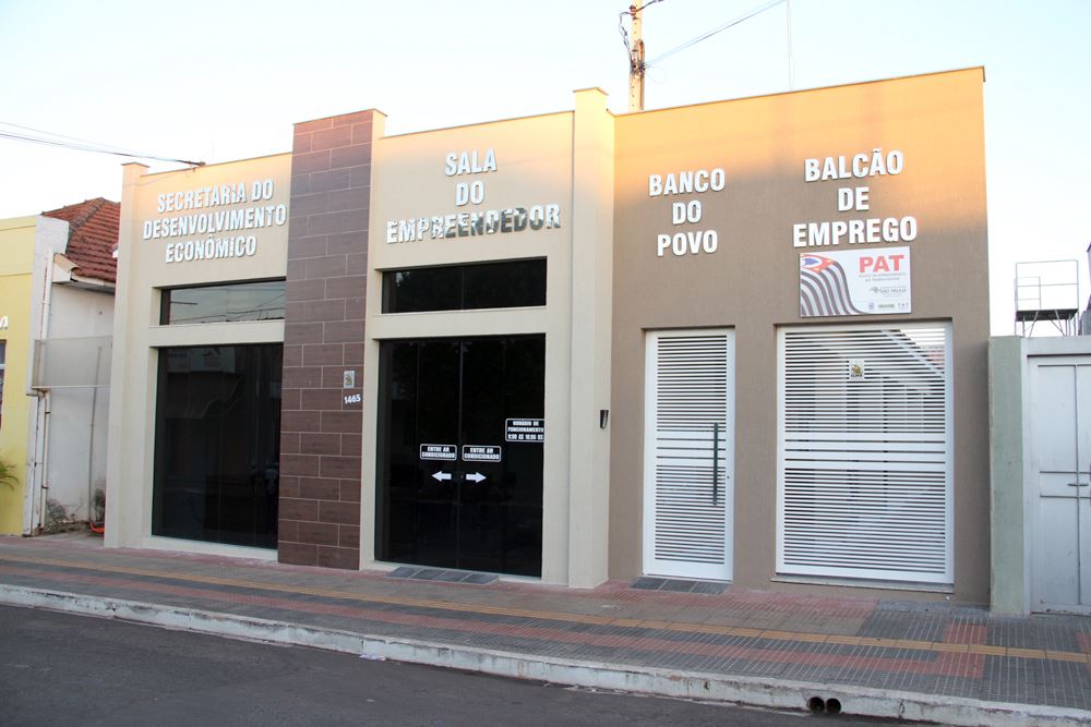 Sala do Empreendedor, localizada na Rua Cyro Maia