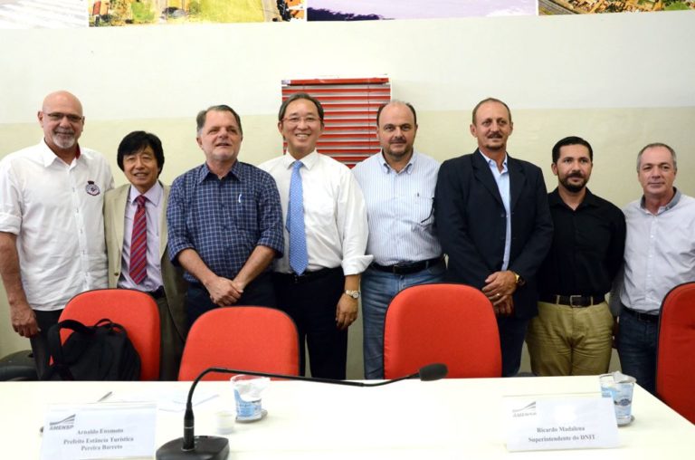 Mesa diretora da Audiência Pública