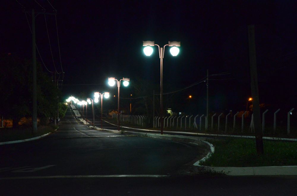 Avenida Francisco Custódio Pacca recebeu nova iluminação