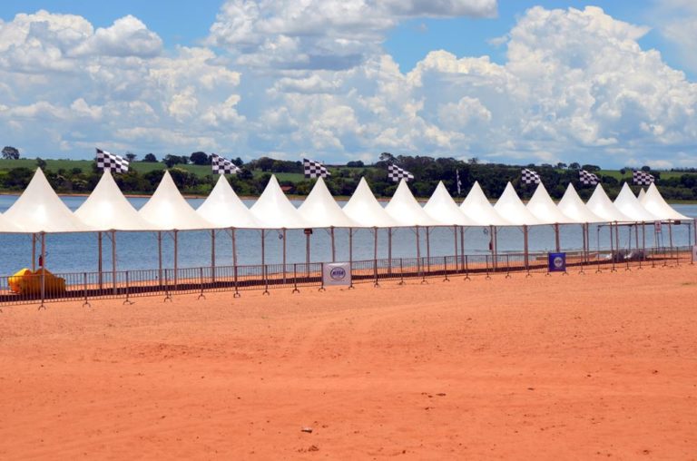 Estrutura pronta para receber os competidores