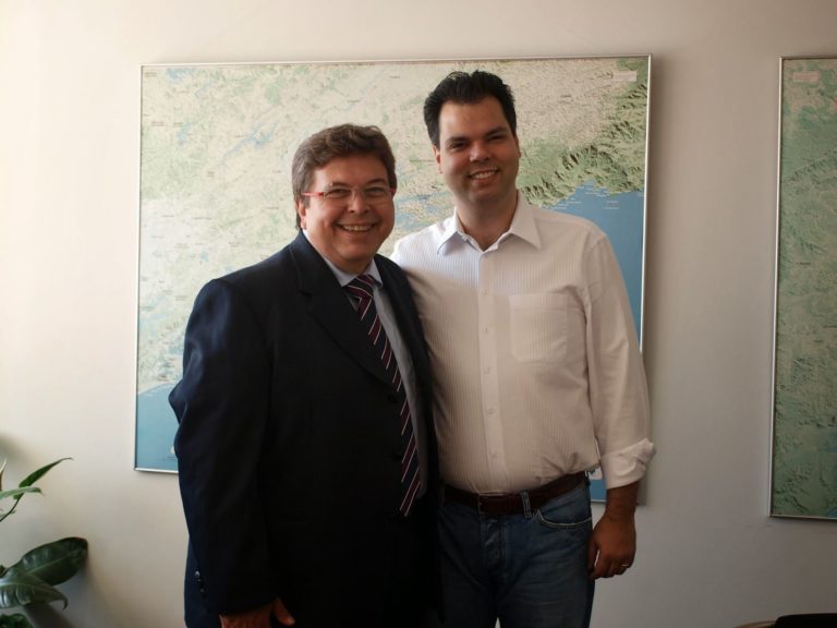 Deputado Carlão Pignatari e o Secretário de Meio Ambiente Bruno Covas
