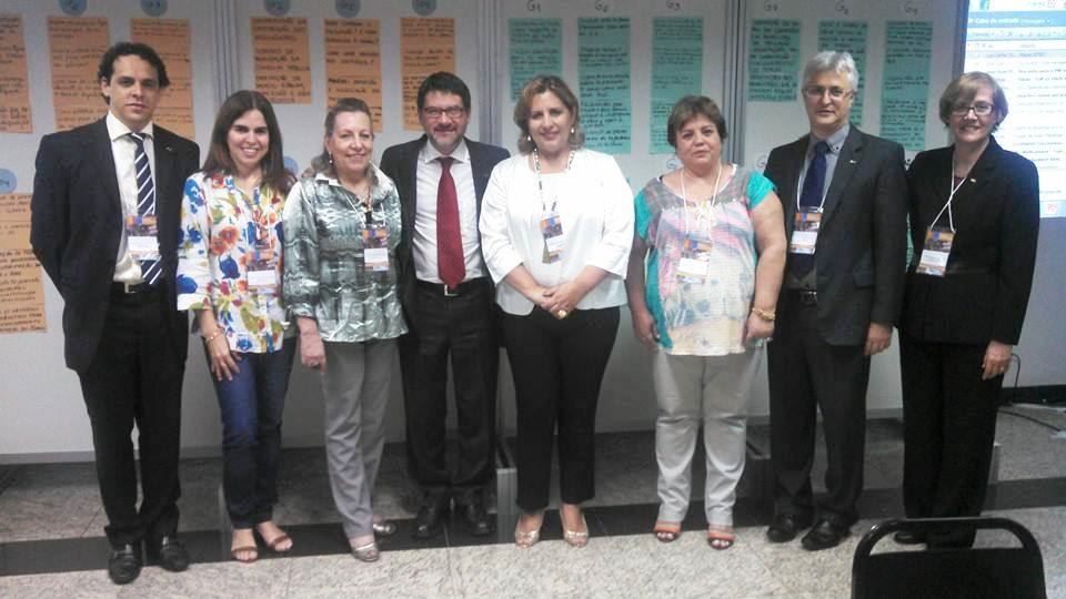 A Vice-Prefeita e Secretária de Educação, Marialba Carneiro juntamente com a equipe da UNDIME