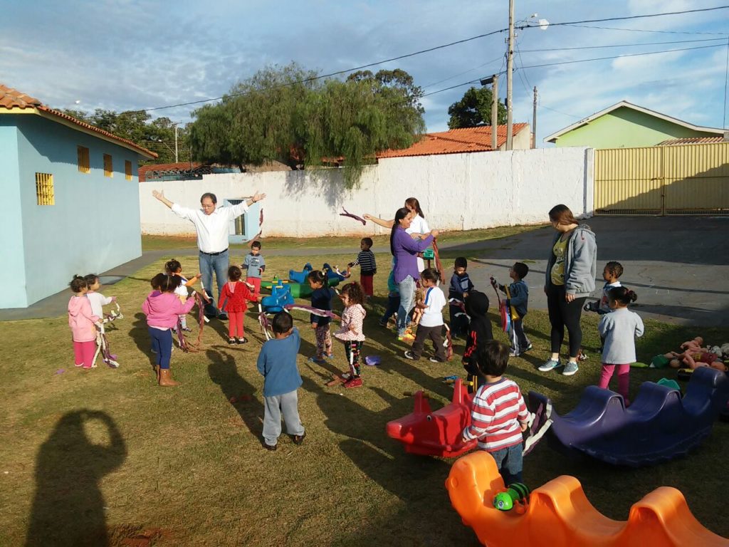 Prefeito Arnaldo Enomoto Participa De Atividades Com As Crianças Da ...