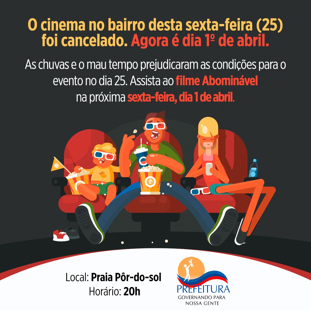 Nesta sexta-feira (4) tem Cinema no Bairro com exibição de Sonic - O Filme  - Prefeitura Municipal da Estância Turística de Pereira Barreto