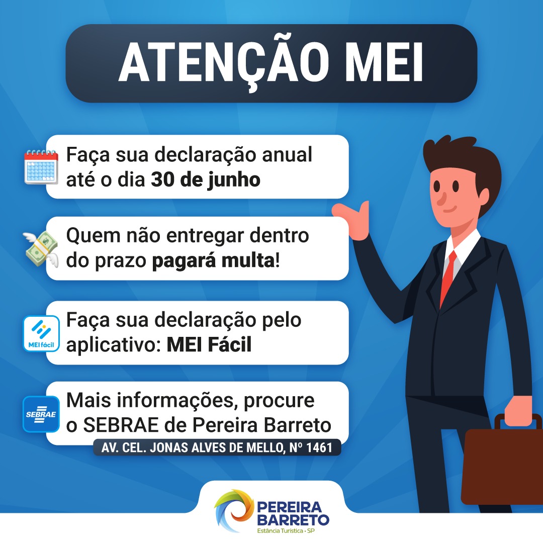 Sebrae - 󾔯 󾔯 󾔯 Microempreendedor Individual (MEI), não perca o prazo!  Hoje (20), é o último dia pra pagar seu Documento de Arrecadação  Simplificada do MEI (DAS-MEI). Aproveite a hora do