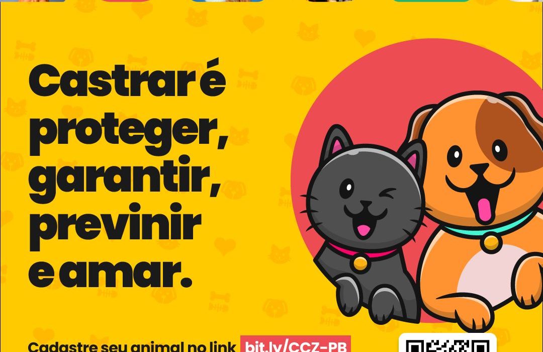 CCZ abre cadastro para castração gratuita de cães e gatos em Pereira Barreto